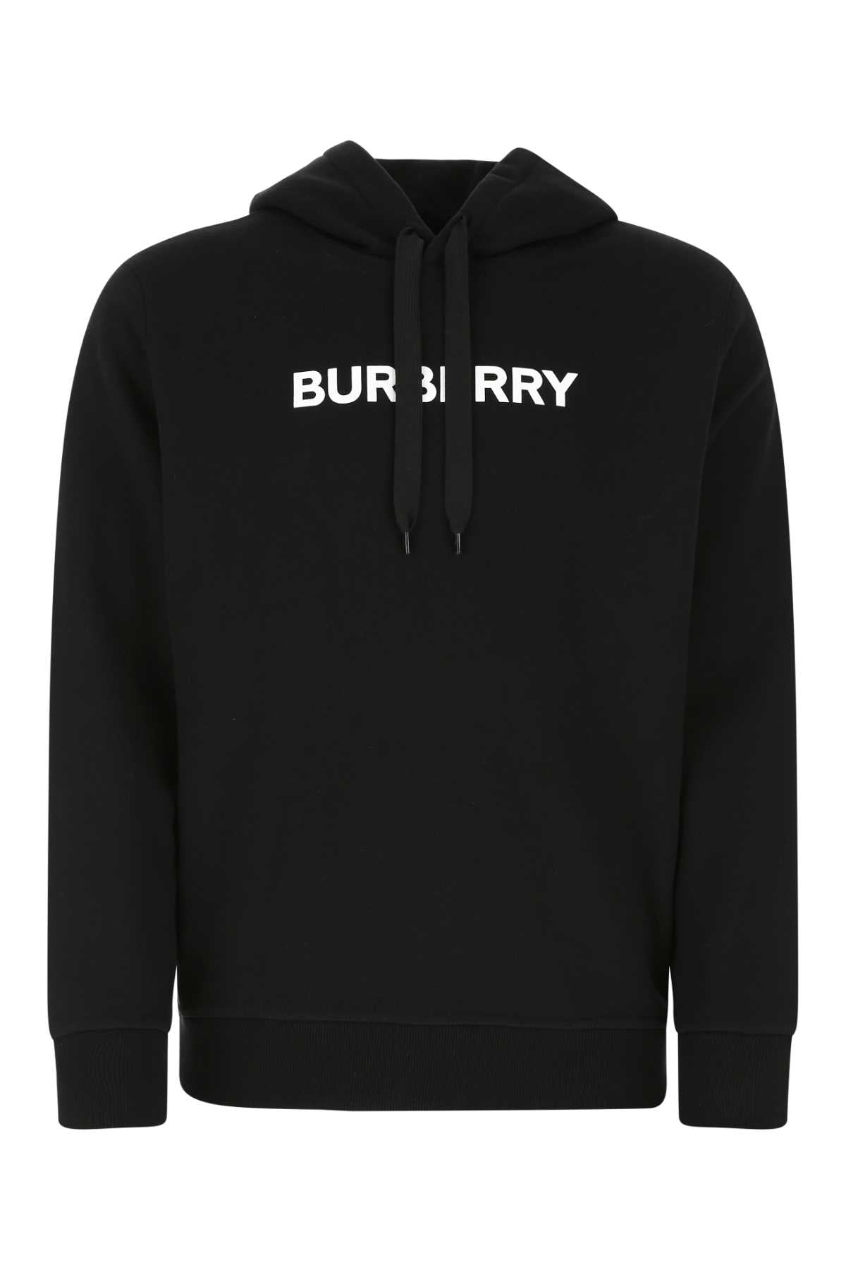 Black Cotton Sweatshirt A1189 Felpe