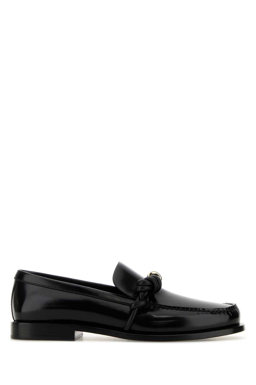 Jil Sander 100% Bovine Leather; Contrast: 100% Sheep Leather; Lining: 100% Sheep Leather; Sole: 100% Bovine Leather with rubber contrast loafer in black