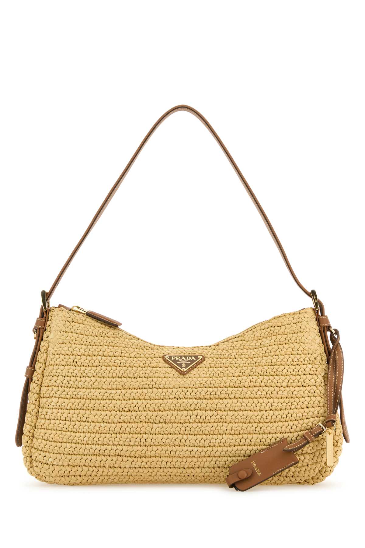 Raffia Large Aimã©e Shoulder Bag Naturale Vi-calfleather Borse A Mano