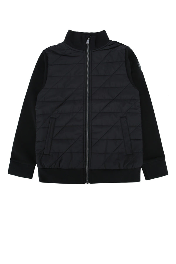 Boss Kids Shell: 100% polyester; Trimming: 70% polyamide down jacket in black