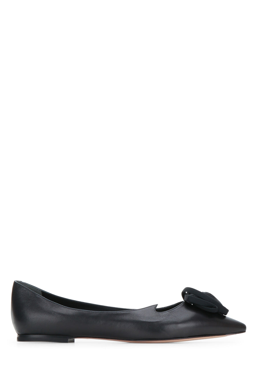 Roger Vivier Love Leather flat in black