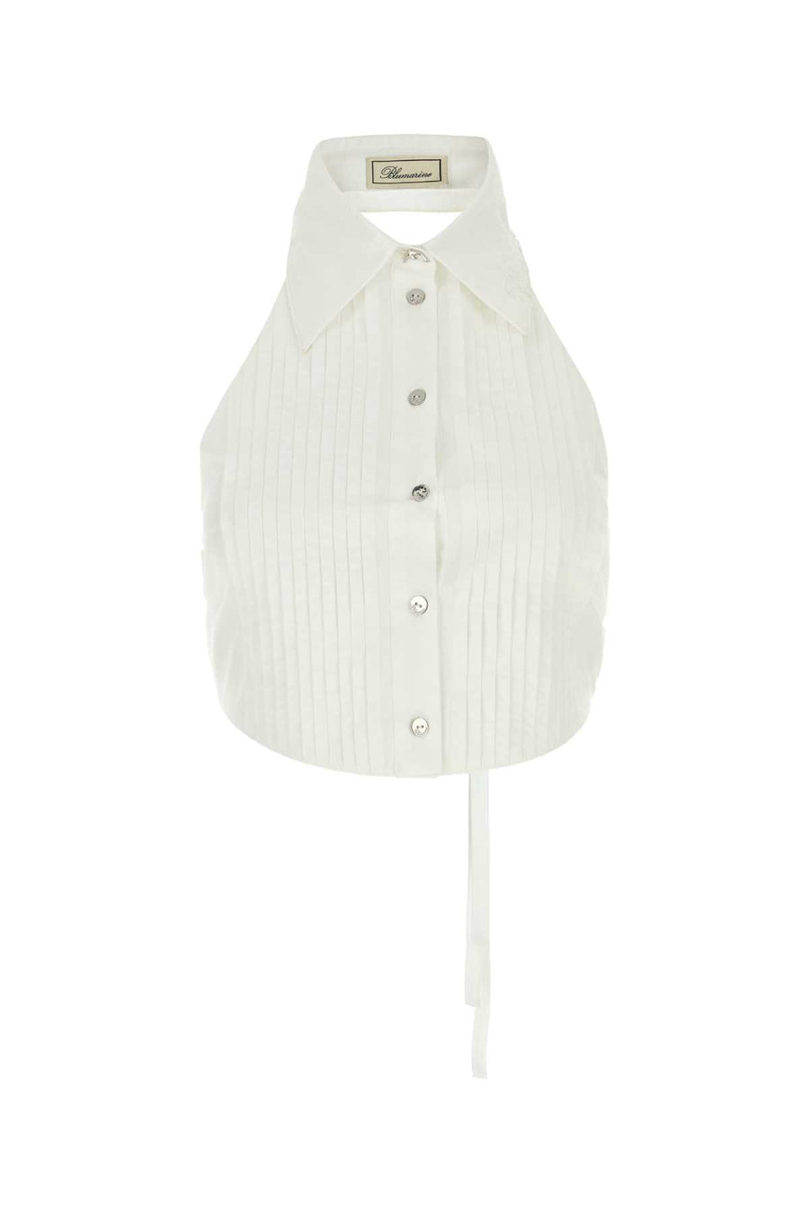 Blumarine 100% Cotton jacket in white