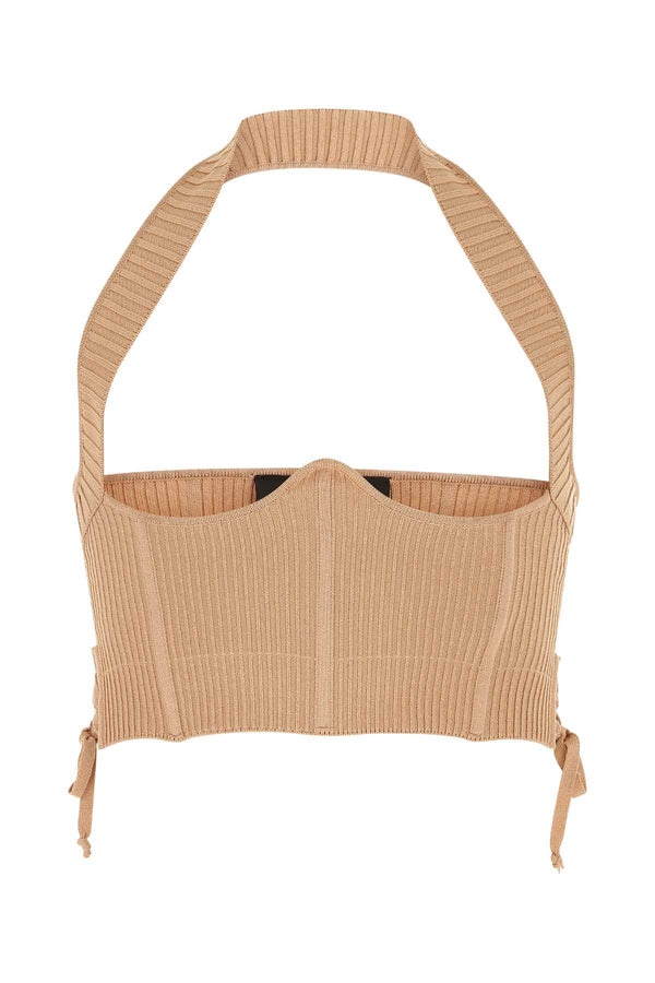 Andrea Adamo 80% Viscose sweater in beige