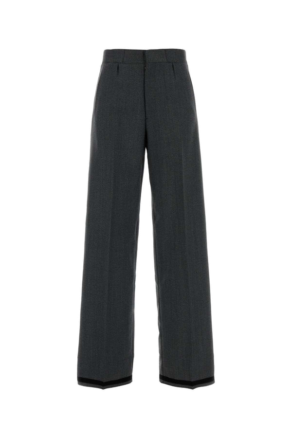 Maison Margiela 50% Wool 50% Polyester trousers in gray