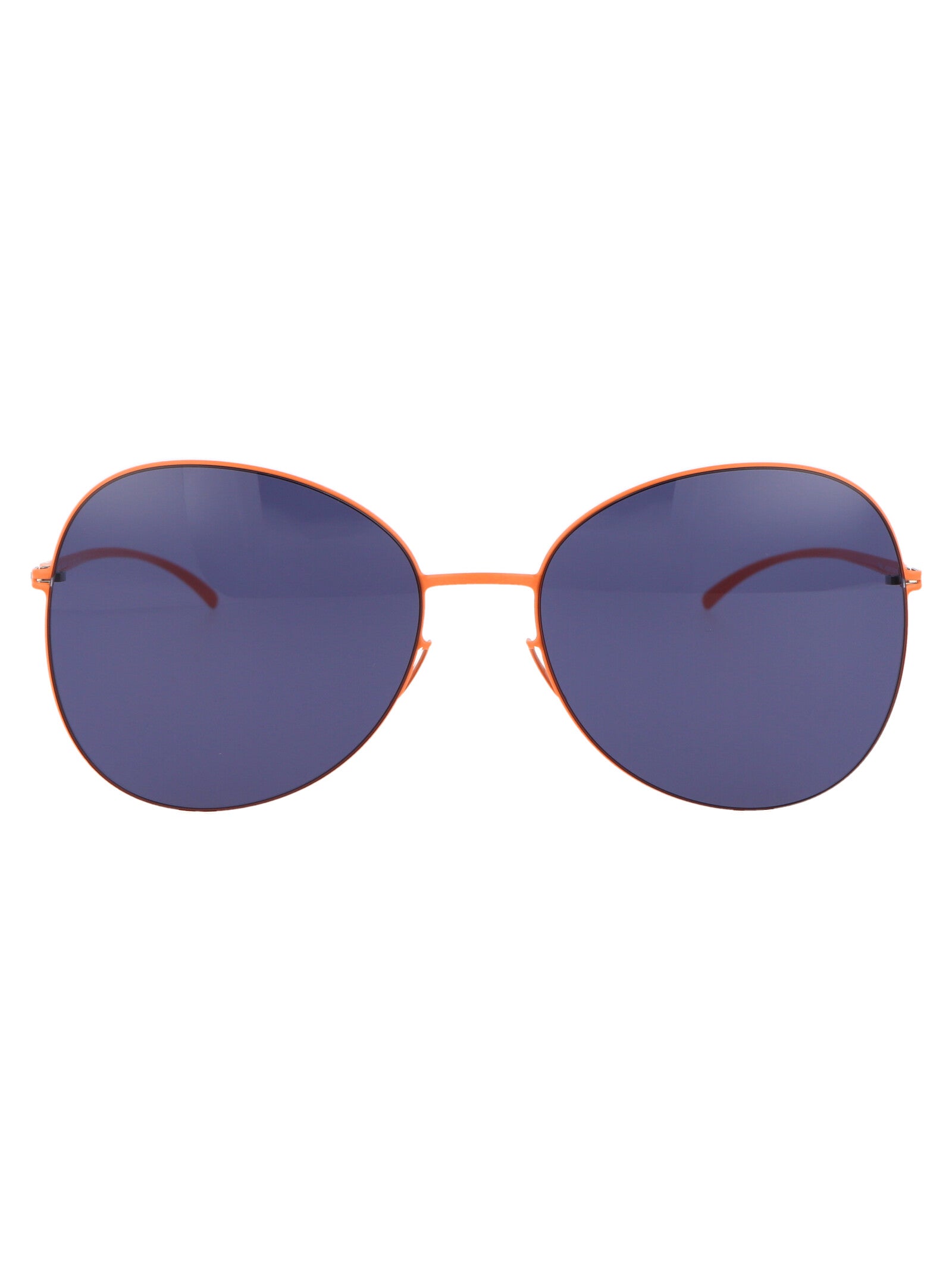 Mmesse025 443 E19 Apricot Indigo Solid Metal Sunglasses