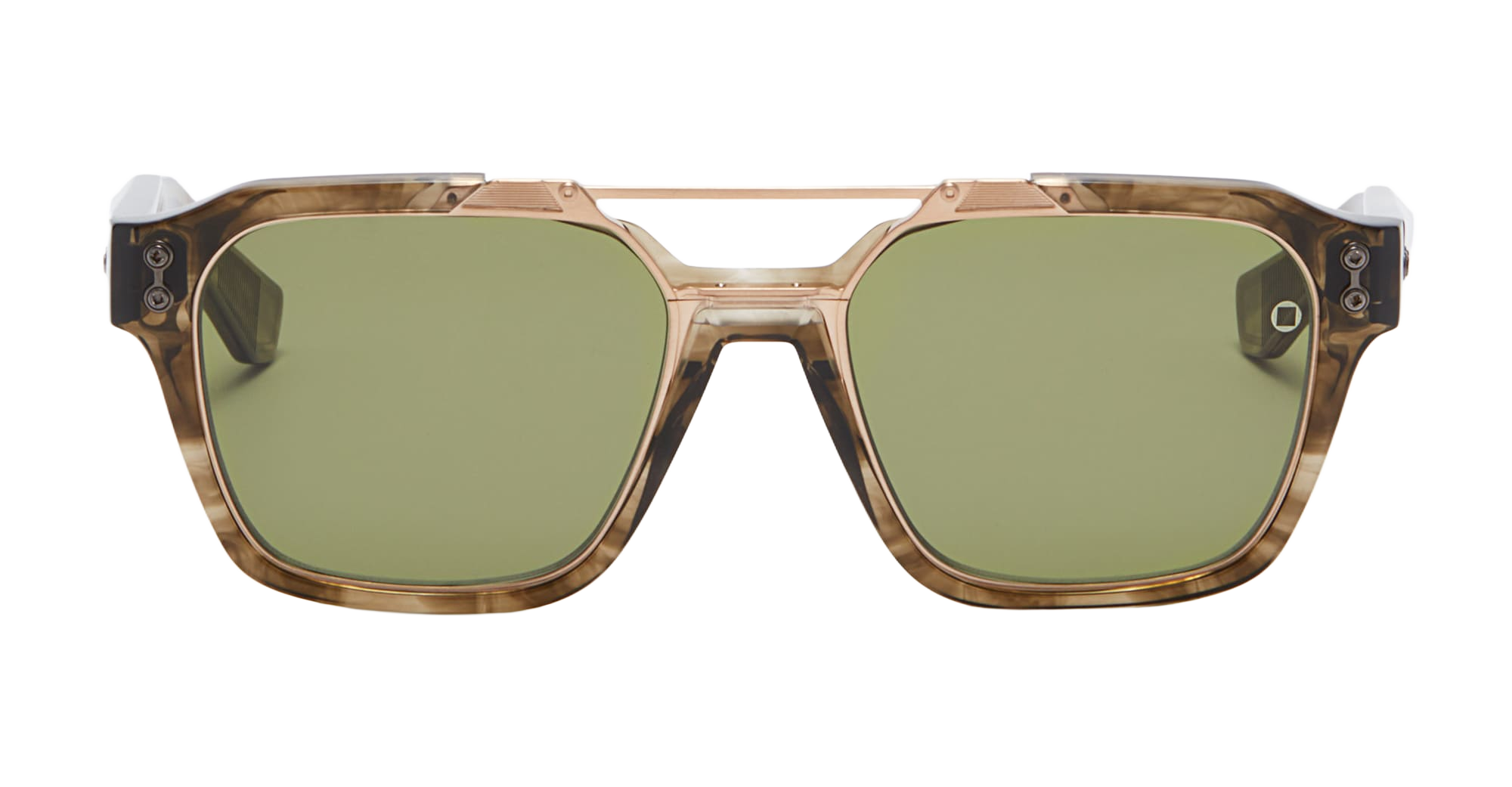 Discovery - Green Tortoise Swirl Acetate Sunglasses
