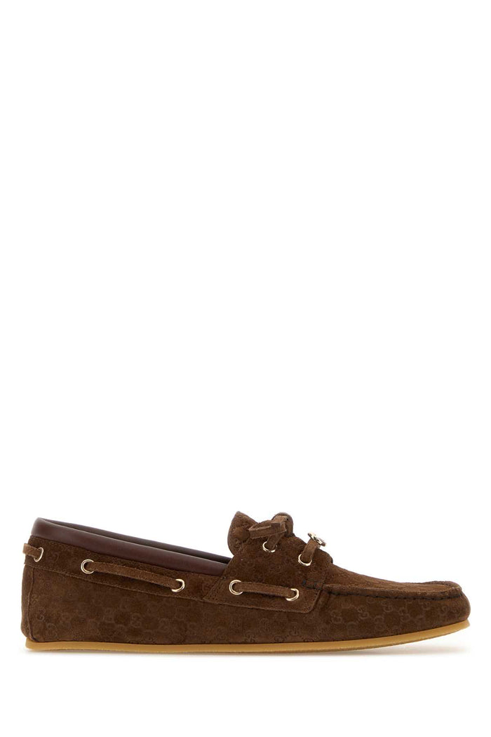 Brown Suede Loafers Prettychestmarron Mocassini