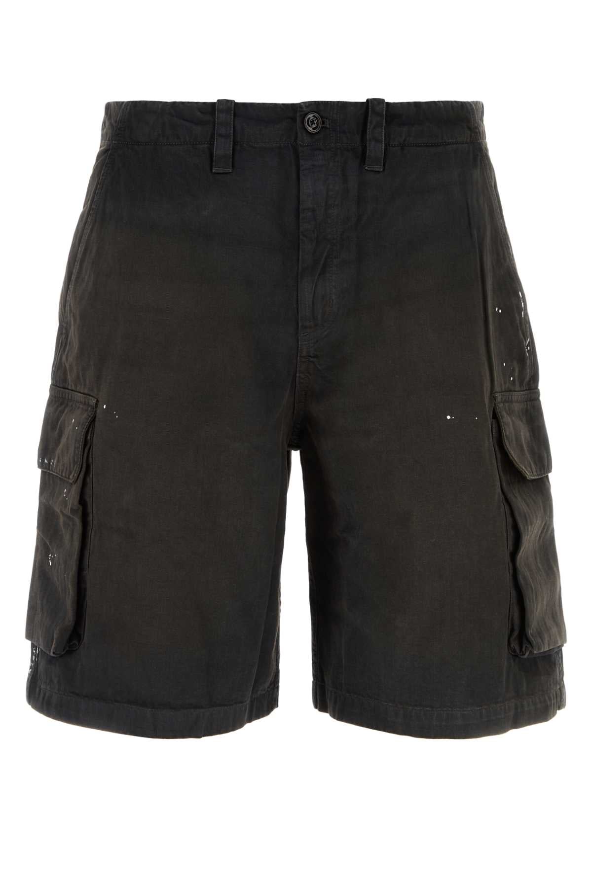 Nebula Wash Jungle Herringbone Exterior: Cotton Short
