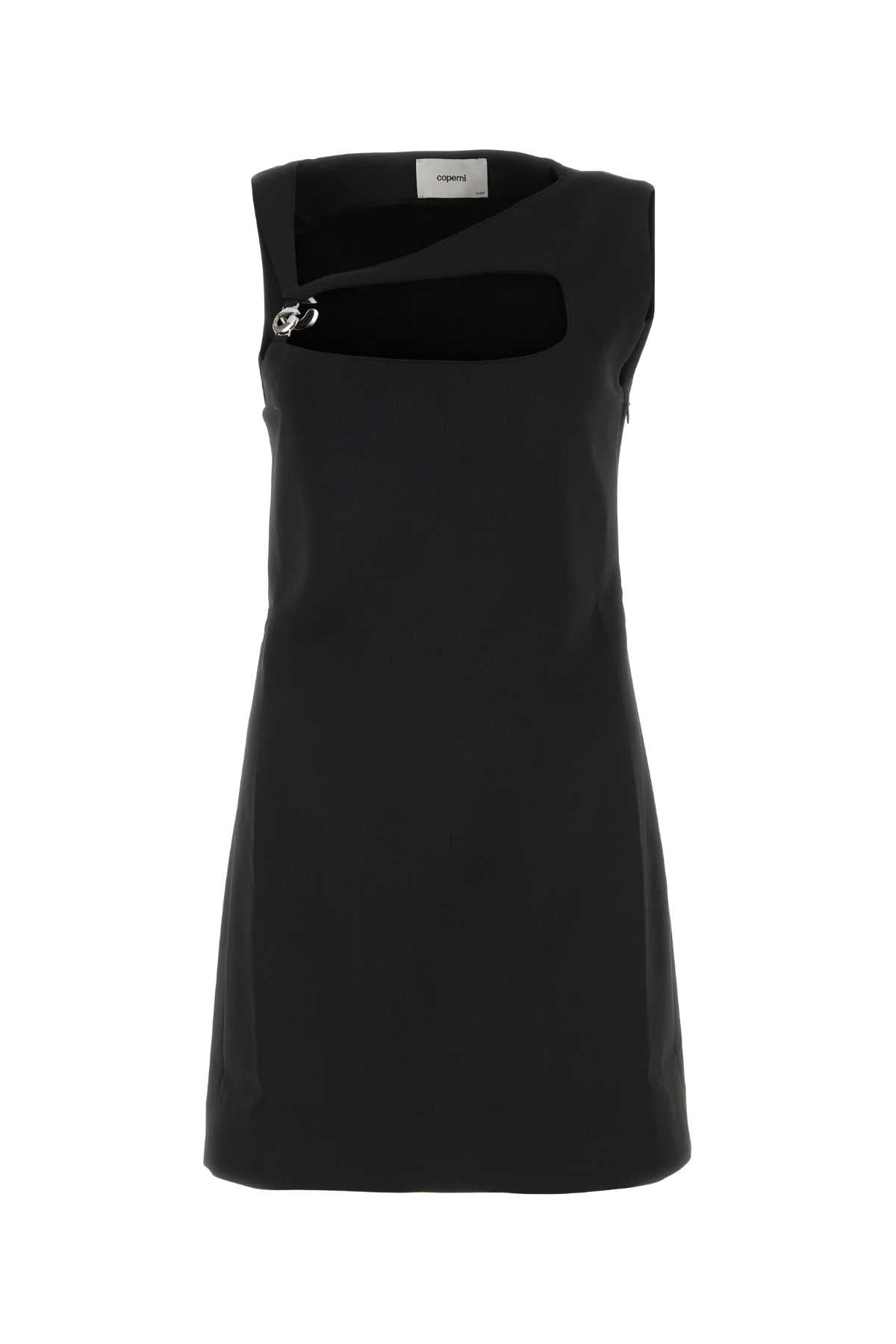 Black Stretch Jersey Fitted Dress Abiti