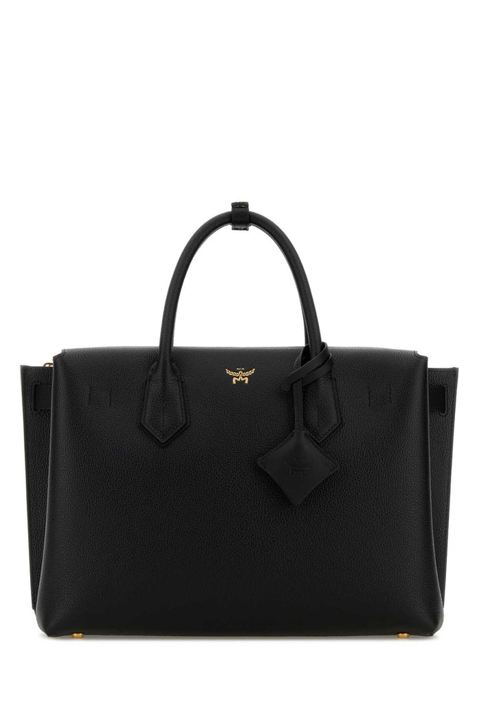 Black Leather Milla Handbag Borse A Mano