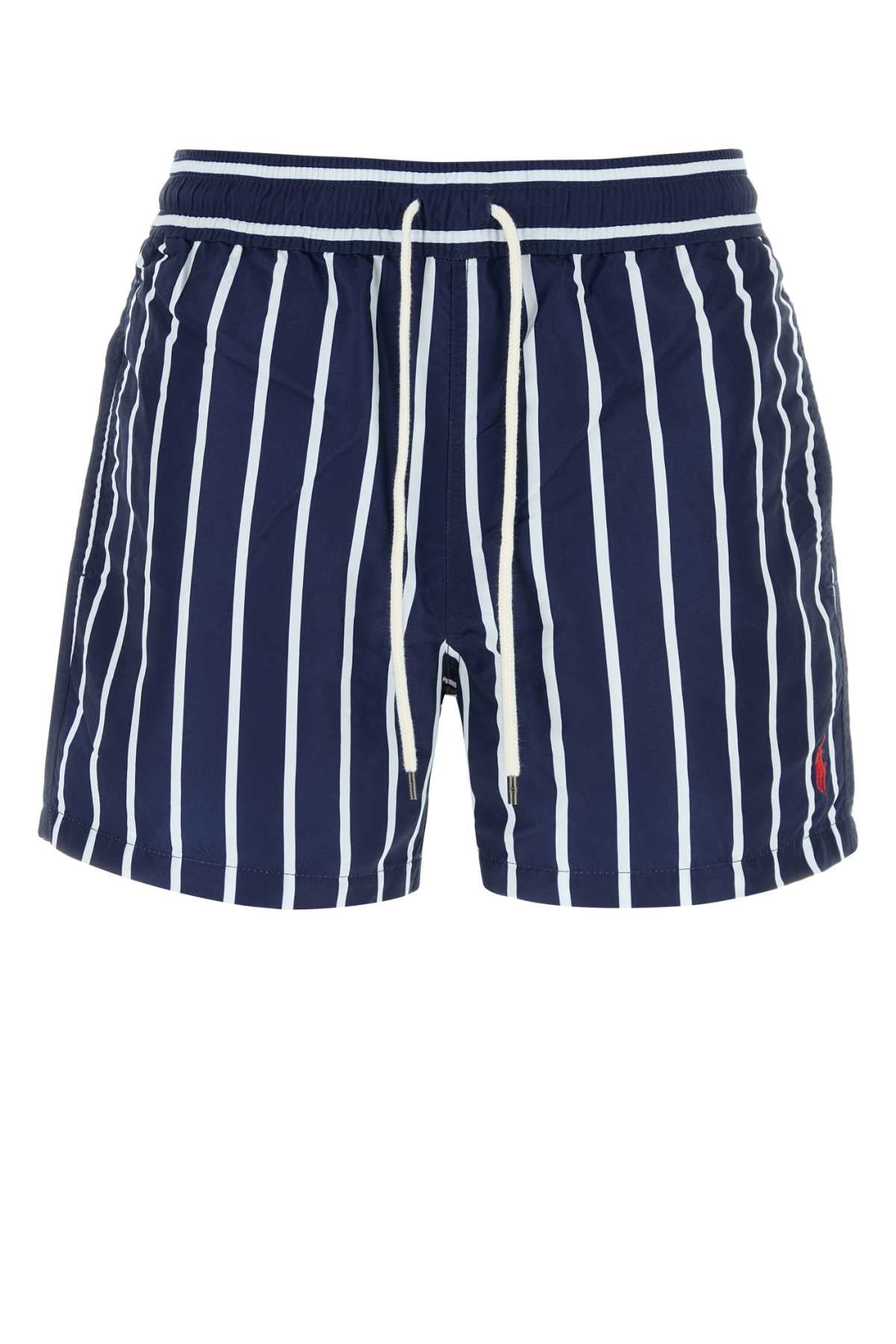 Navyverticalwidestripe Costumi Da Bagno