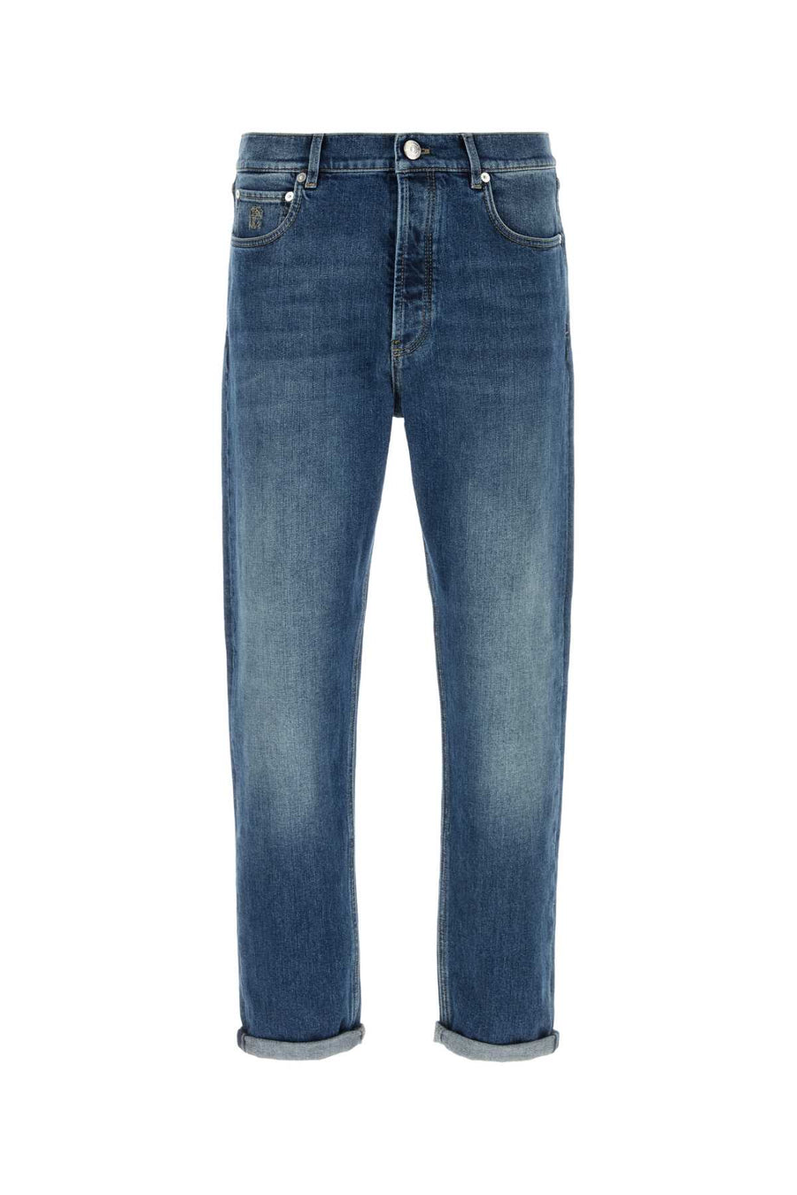 Brunello Cucinelli 98% Cotton jeans in blue