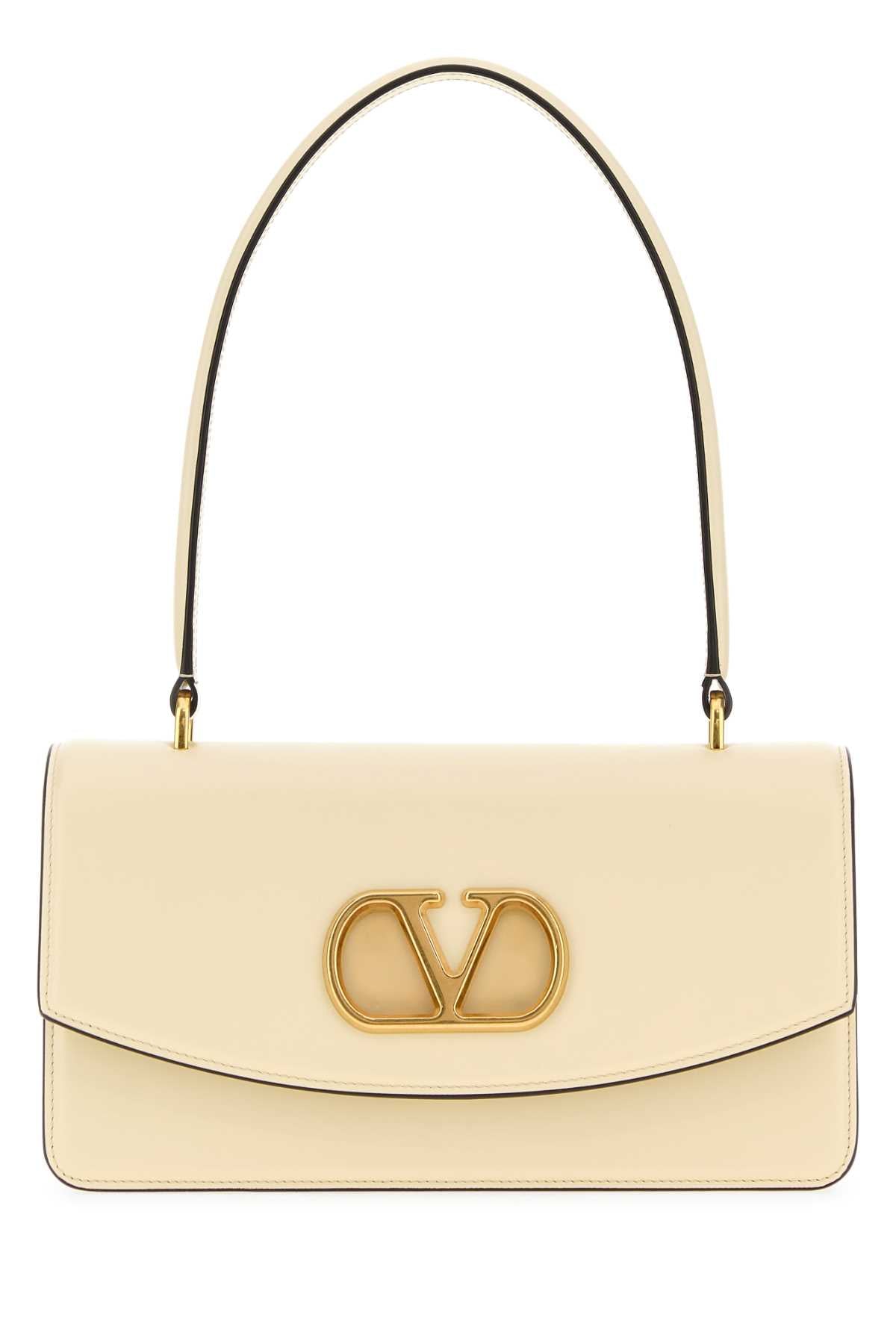 Ivory Leather Vain Shoulder Bag Butterwhite Borse A Mano
