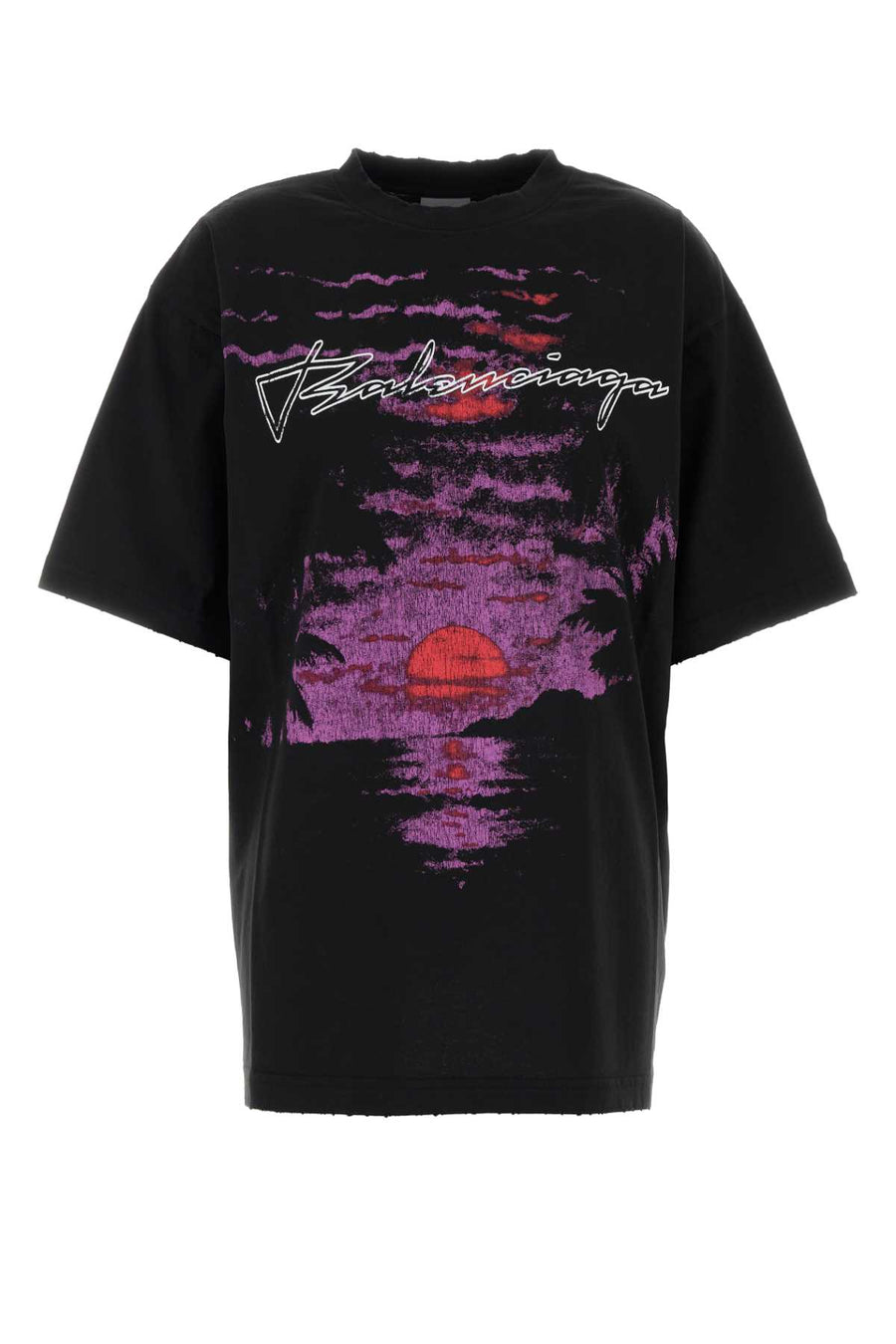 Balenciaga 100% Cotton t-shirt in black