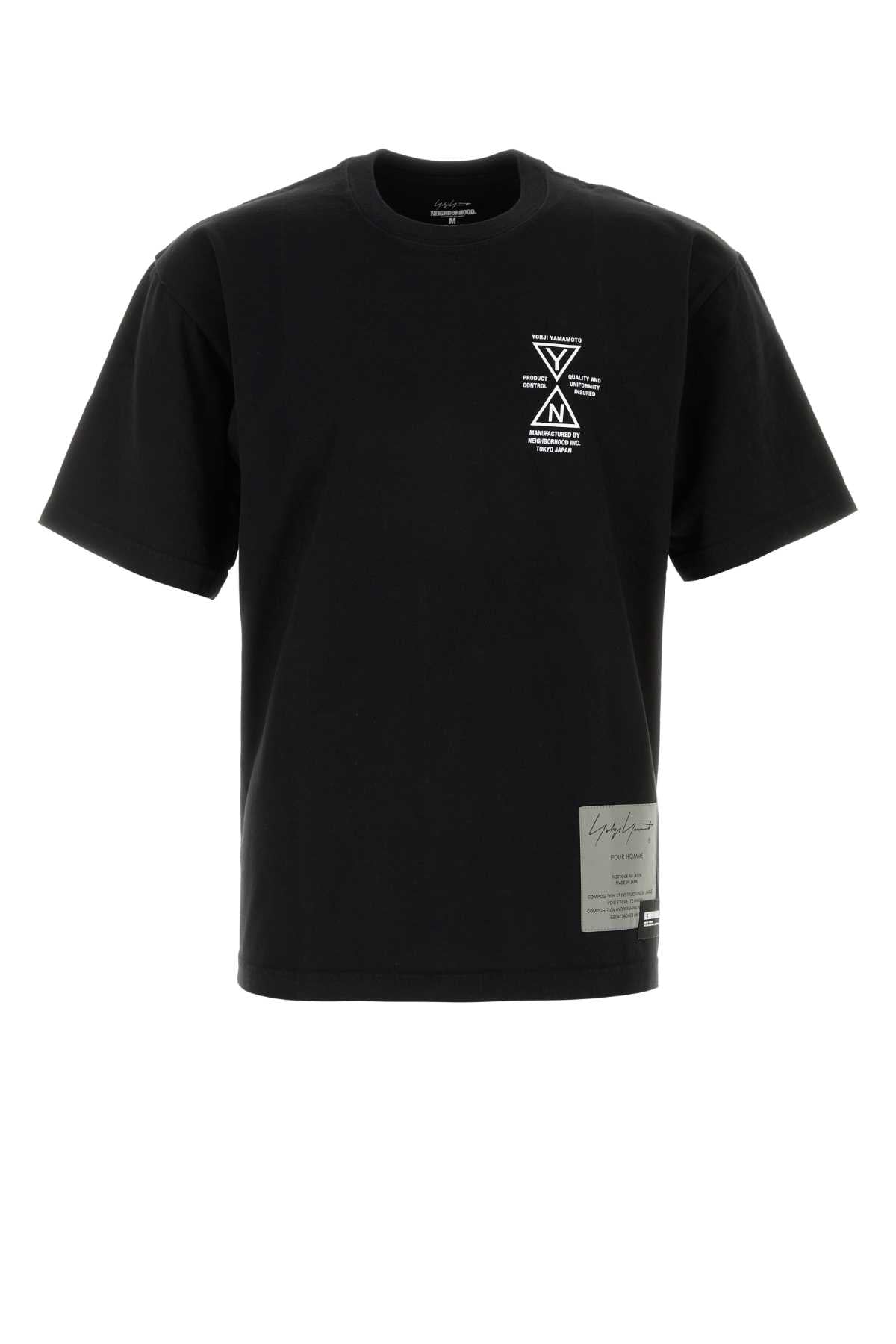 Black Cotton Yohji Yamamoto X Neighborhood T-Shirt Exterior