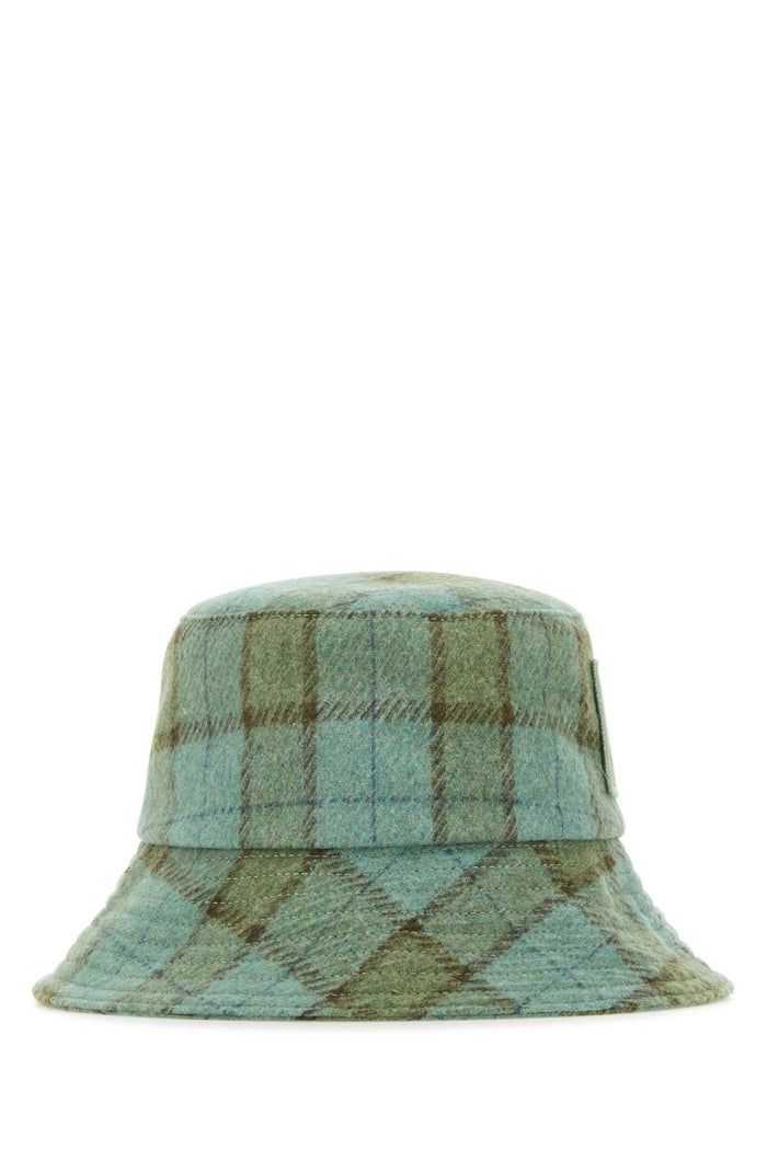 Embroidered Wool Blend Clarion Bucket Hat Alpinecheck Cappelli E Fasce Per Capelli