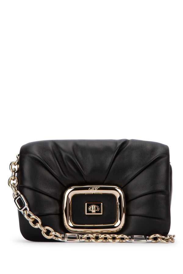 Roger Vivier Nappa leather shoulder bag in black
