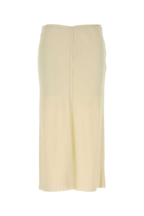 AMI Paris Skirt 99% Viscose skirt in white