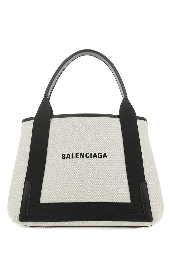 Balenciaga T Cotton 80% shoulder bag in beige