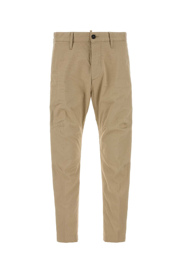 Dsquared2 Chino 97% Cotton chinos in beige