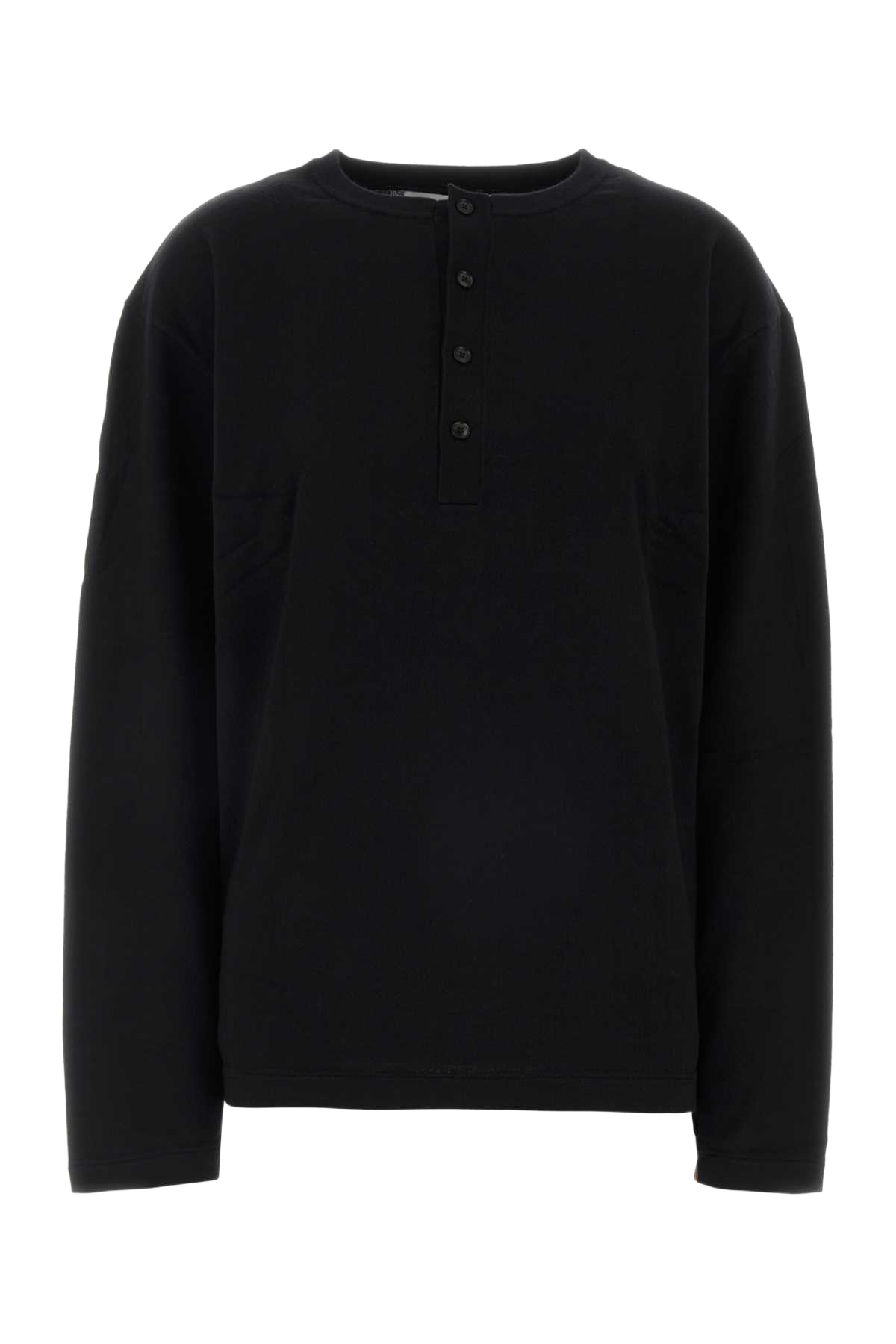 Black Cotton Blend Fatou T-Shirt Raven Exterior: Cashmere Maglieria