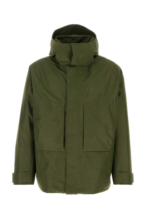 Herno Laminar Exterior: 100% Nylon jacket in green