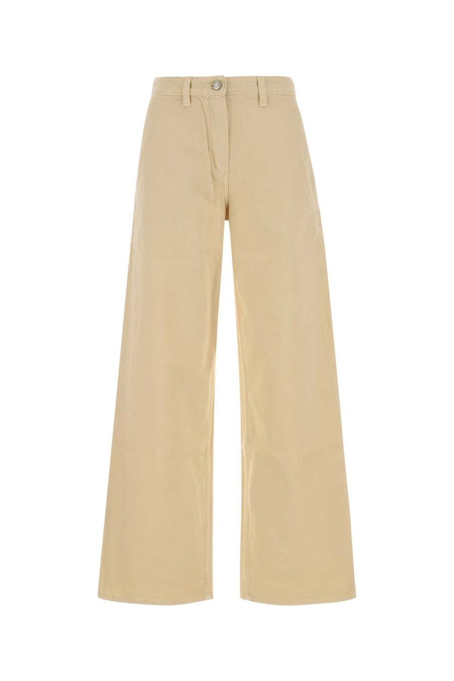 Magda Butrym Denim 100% Cotton jeans in beige