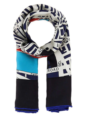 Irispurple Exterior: Silk Sciarpe E Foulard