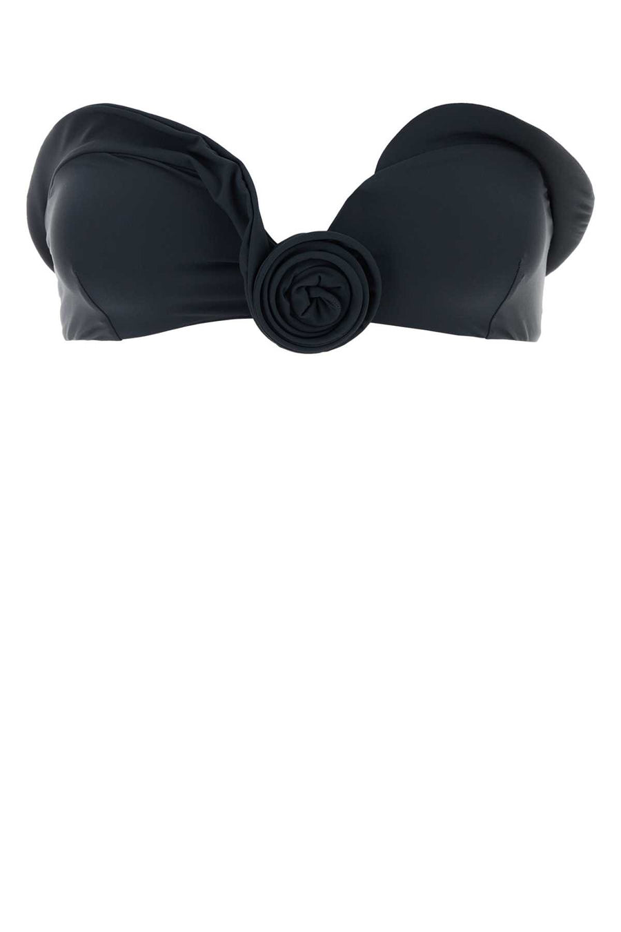 Magda Butrym Exterior: 73% Nylon 27% Elastane; Lining: 100% Fabric bikini top in gray