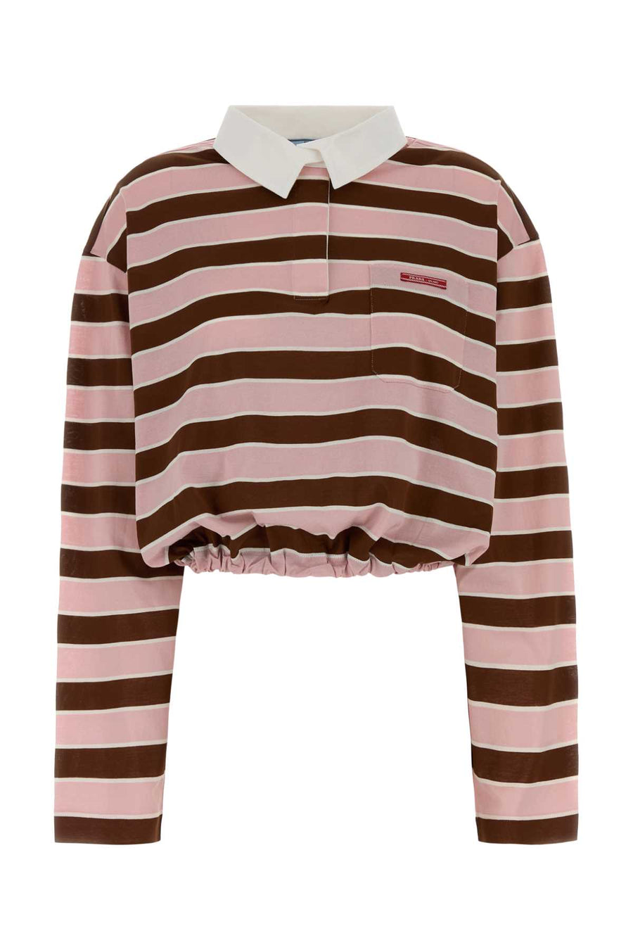 Prada 100% Cotton polo shirt in pink