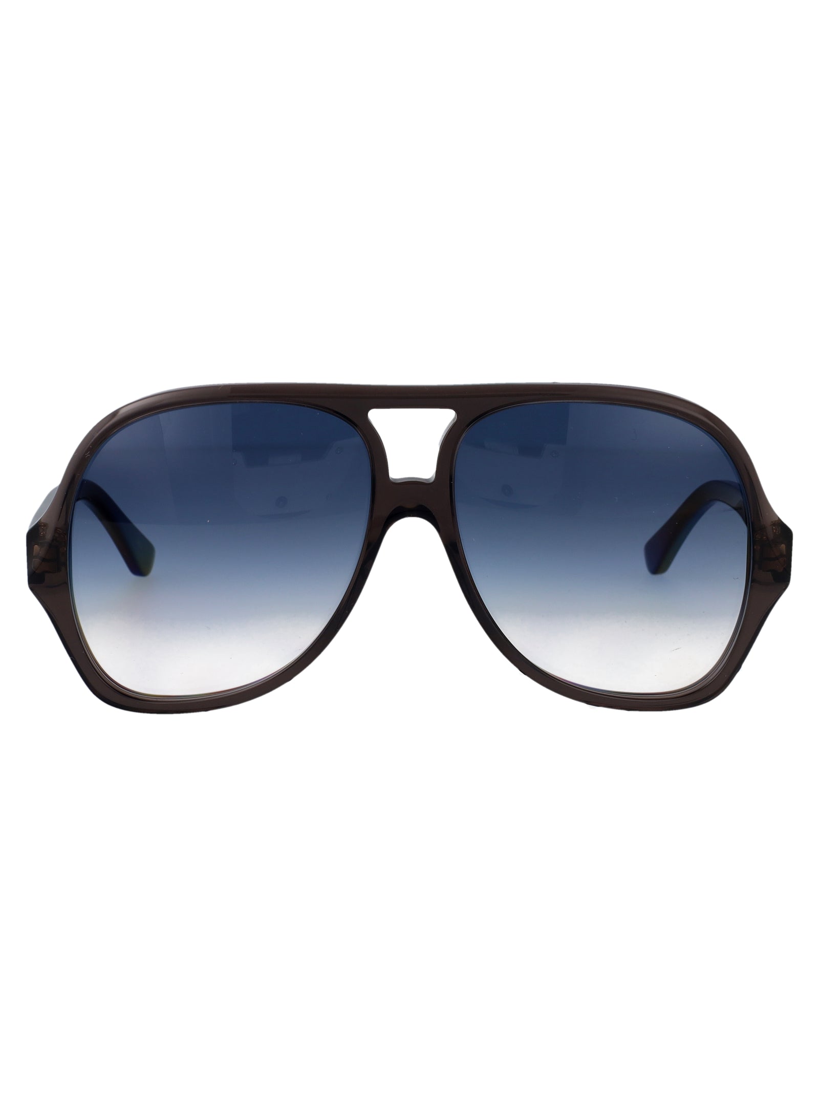Grey-grey-blue Recycled Acetate Sunglasses