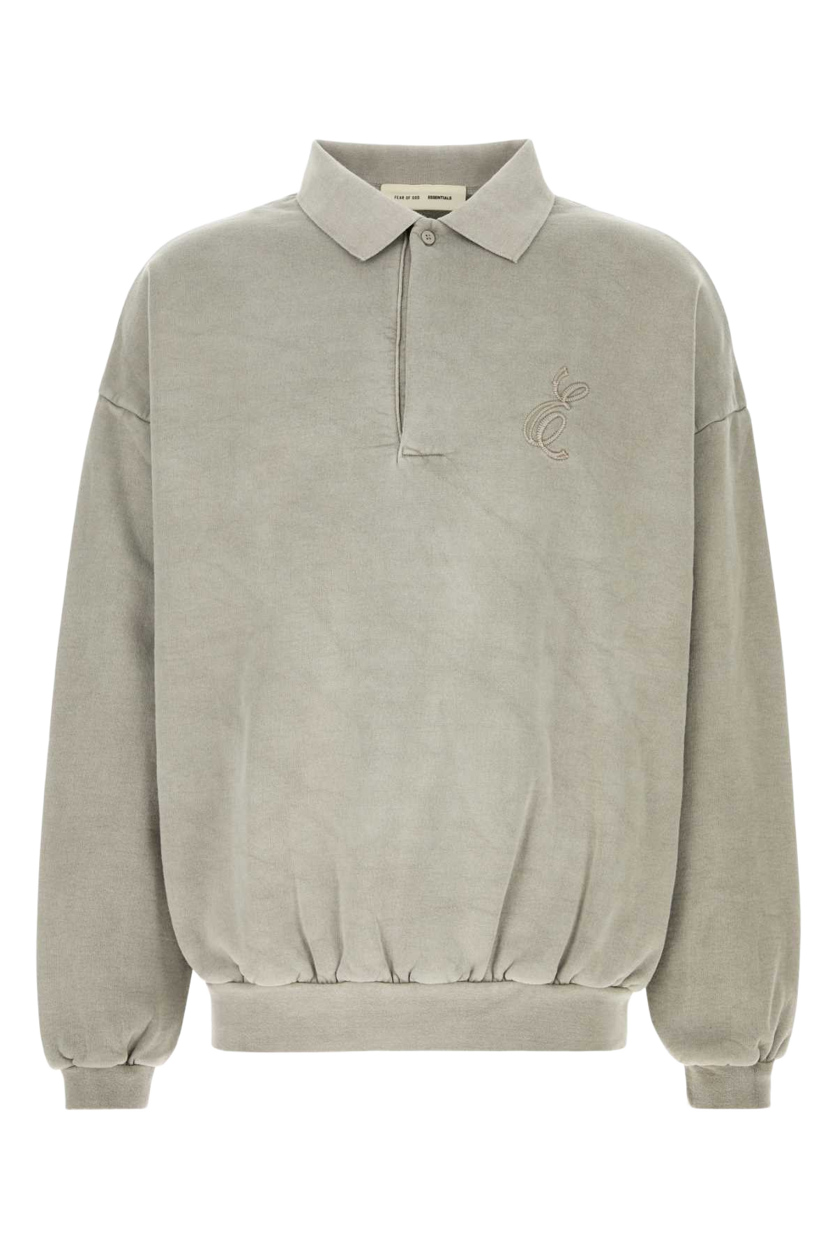 Dove Cotton Polo Shirt Smokegrey Exterior