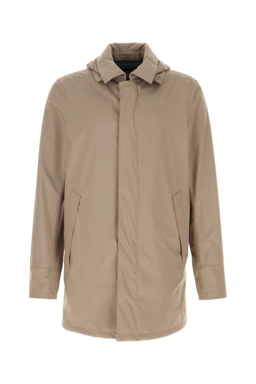 Herno 100% Polyester coat in gray