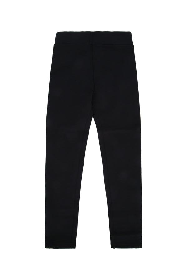 Burberry Jr Devan 100% Polyamide (Nylon) trousers in black