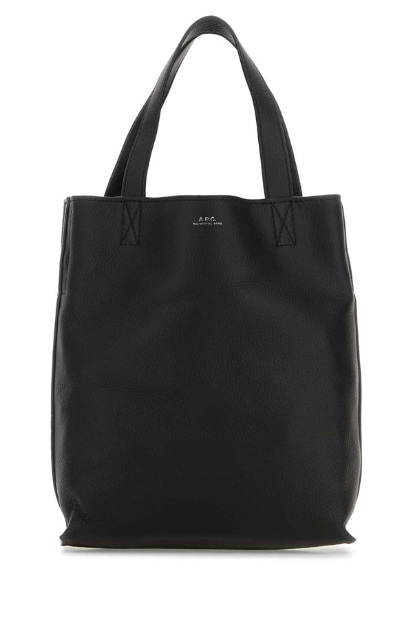 A.P.C. Maiko 100% Vache tote bag in black