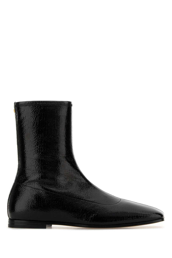 Valentino Garavani Exterior: 100% Leather boot in black