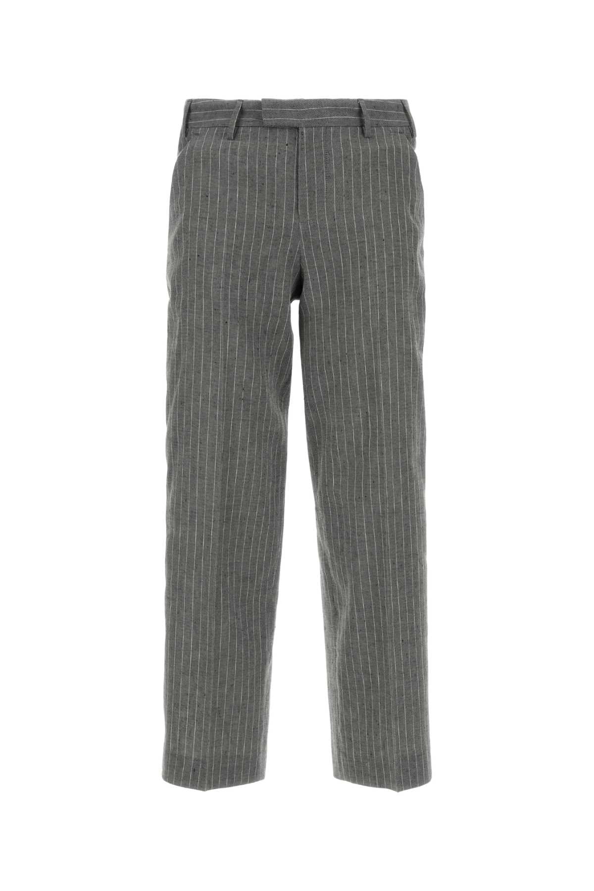 Cdvseaz00stdlb09 0990 Nero Exterior: Linen Cotton Pantaloni