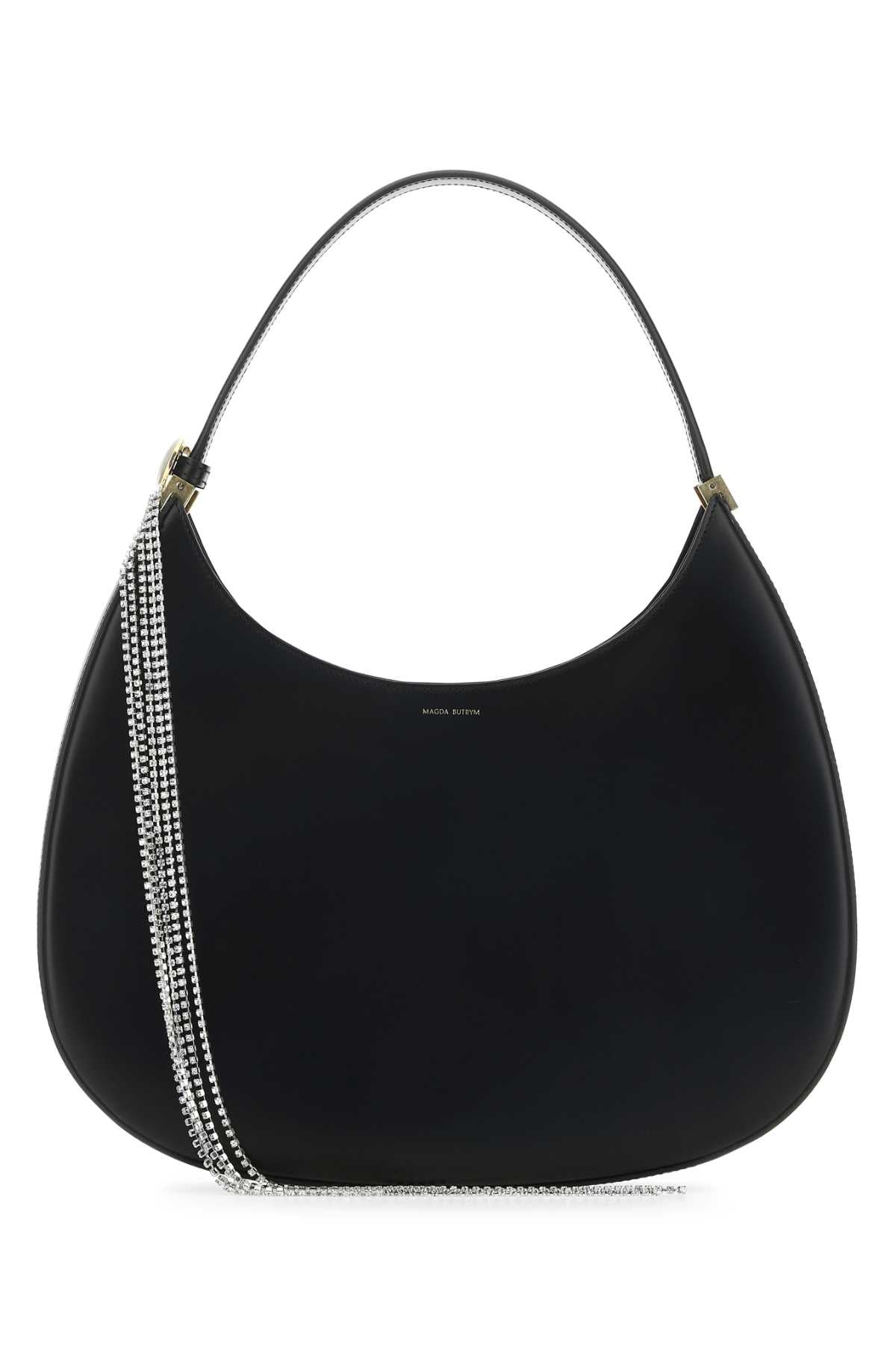 Black Leather Vesna Large Shoulder Bag Borse A Mano