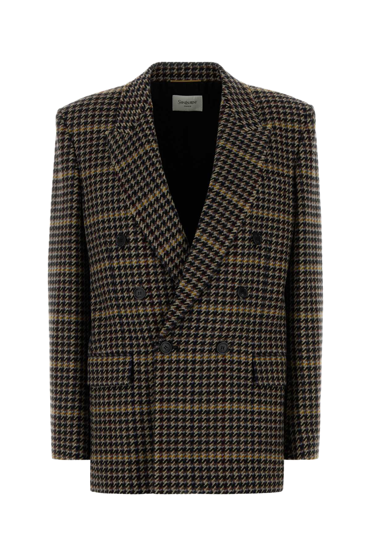 Embroidered Wool Blazer Multicolore Exterior: Lining: Silk Giacche E Gilet