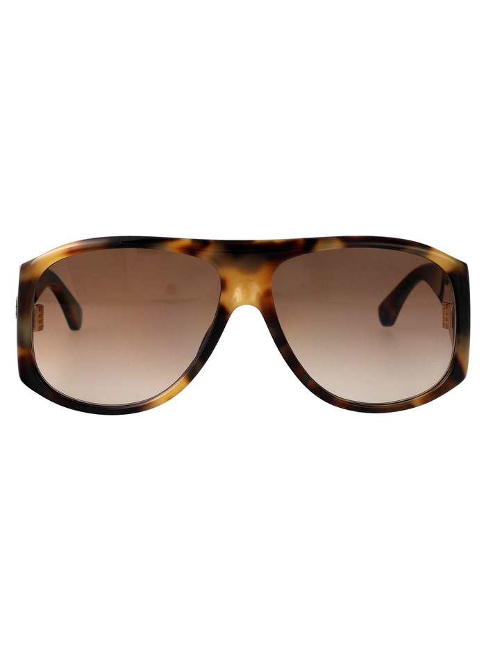 Ch0347s Havana-havana-brown Recycled Acetate Sunglasses