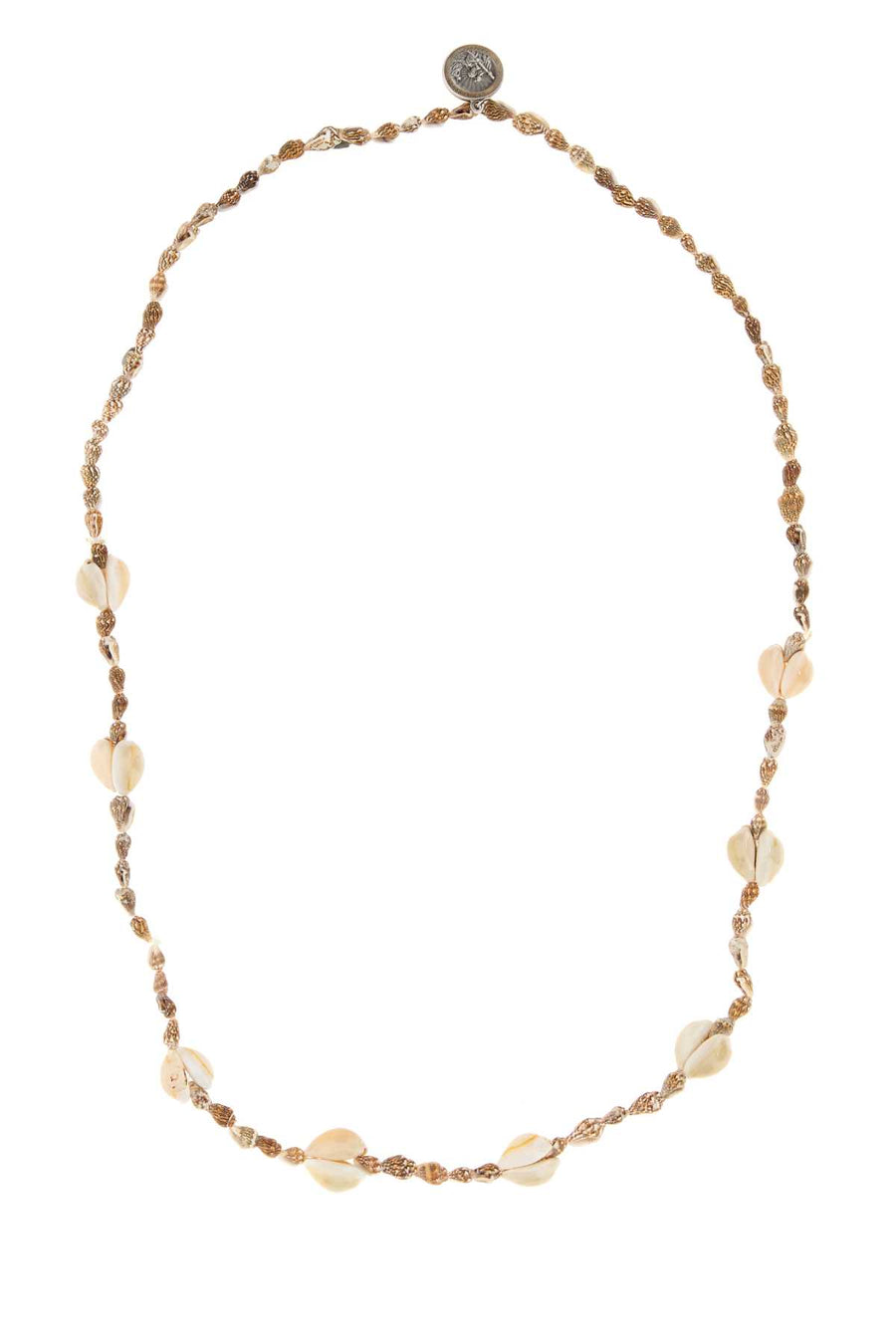 Cowrie Shell Necklace White A Beige Collane