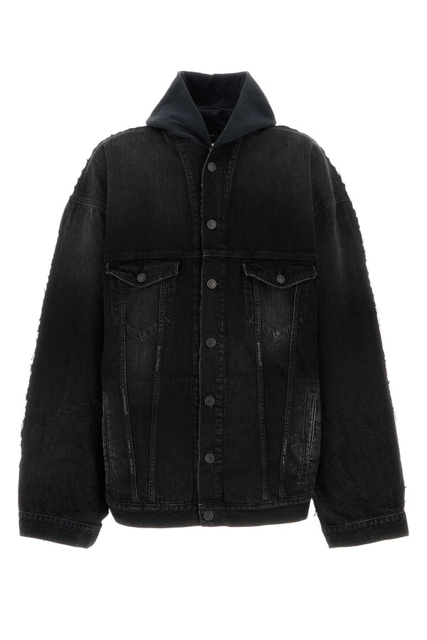 Balenciaga 100% Cotton jacket in black