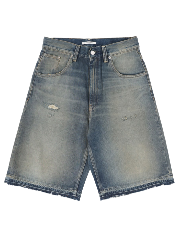 Shorts In Denim Cotton