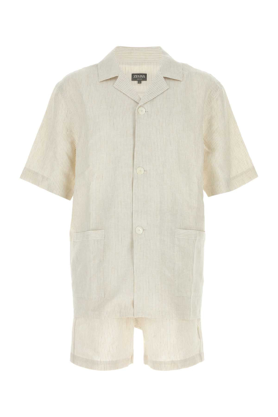 Zegna 100% Linen shirt in beige