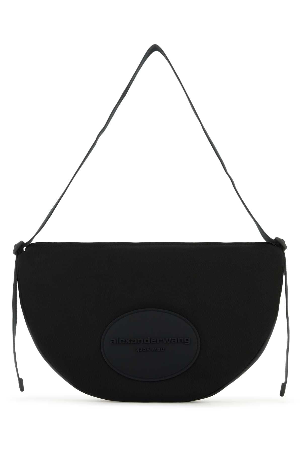 Black Canvas Large Bo Shoulder Bag Borse A Mano