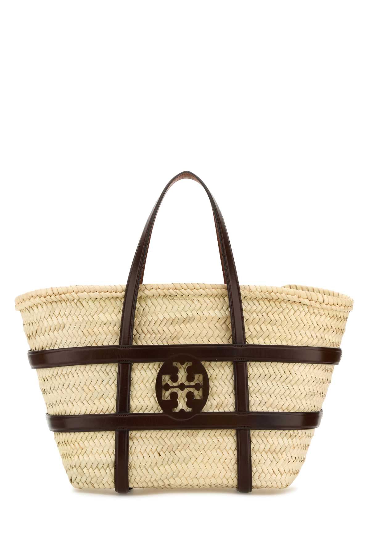 Raffia Ella Bucket Bag Classiccuoi Exterior: Borse A Mano