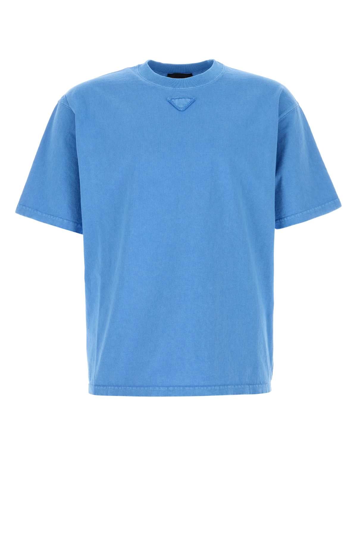 Azzurro Exterior: Cotton T-shirt