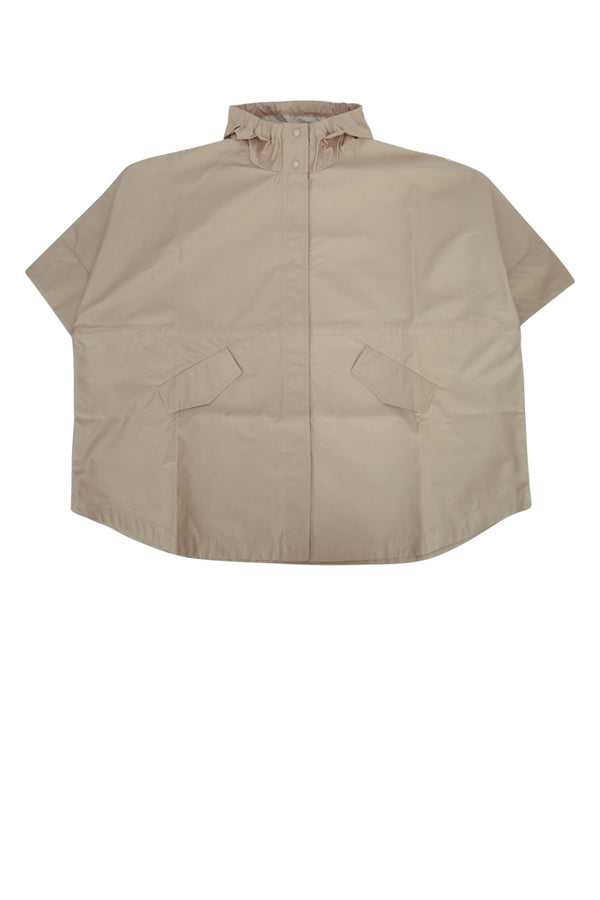 Moncler Jr 40% polyamide/nylon sweater in beige
