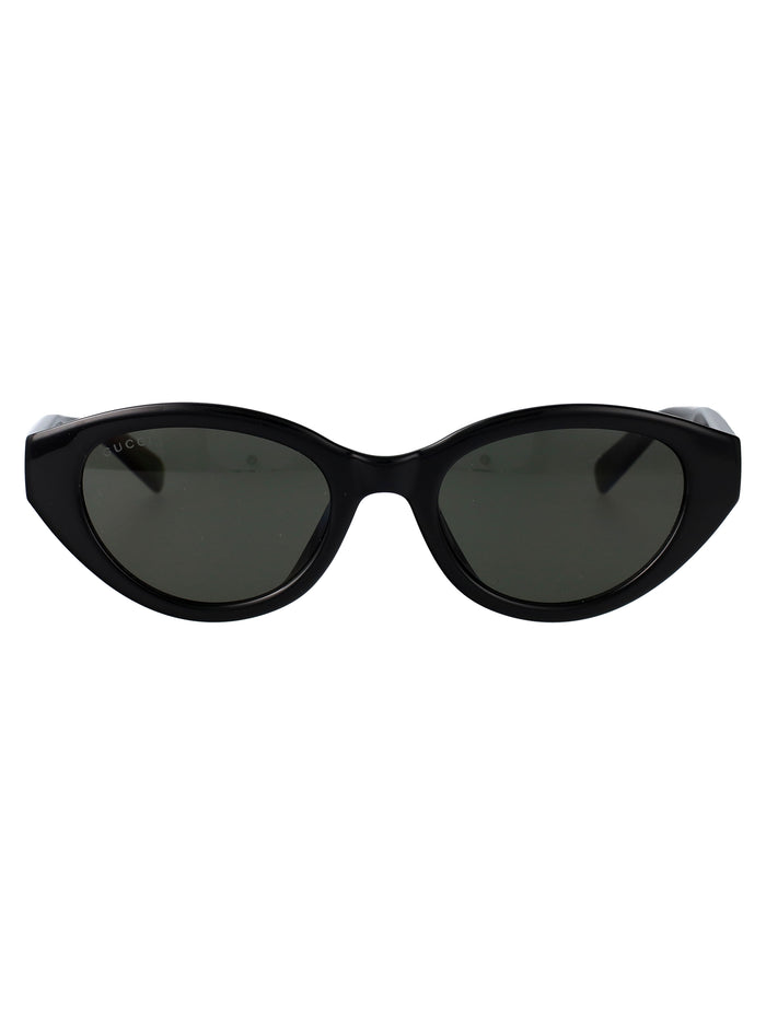 Gg2105sa Black-black-grey Injected Sunglasses