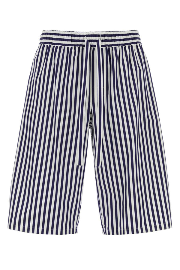 Dolce & Gabbana 98% Cotton bermuda shorts in navy